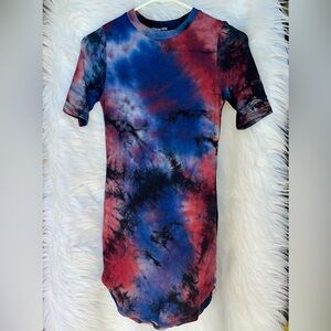 Fashion Nova Tie-Dye Tunic Dress